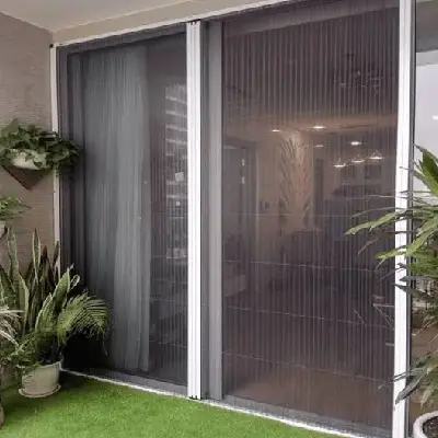 Window mesh net fitting